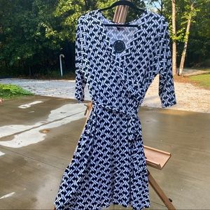 Black & White dress, East Adeline , 2X